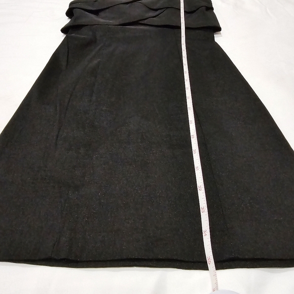 One-Shoulder ✦ Black Tiered Bust Cocktail Dress ✦ w/ Padded Lining & Stretch S - Picture 16 of 16